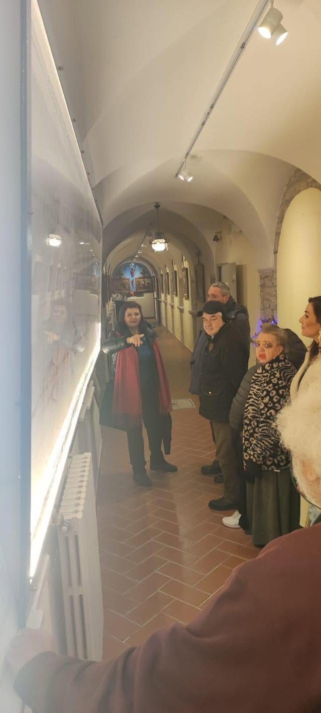 Corridoio del Museo con volta a botte