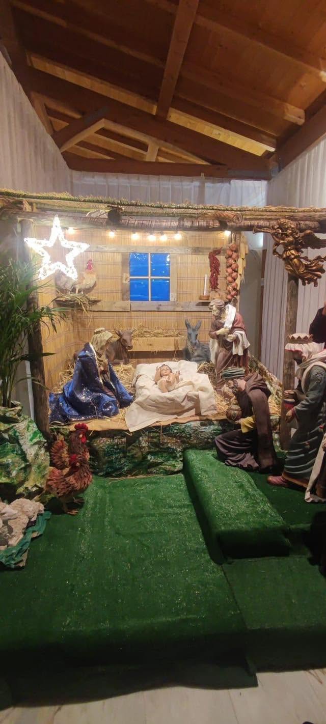 Dettaglio figure del presepe monumentale